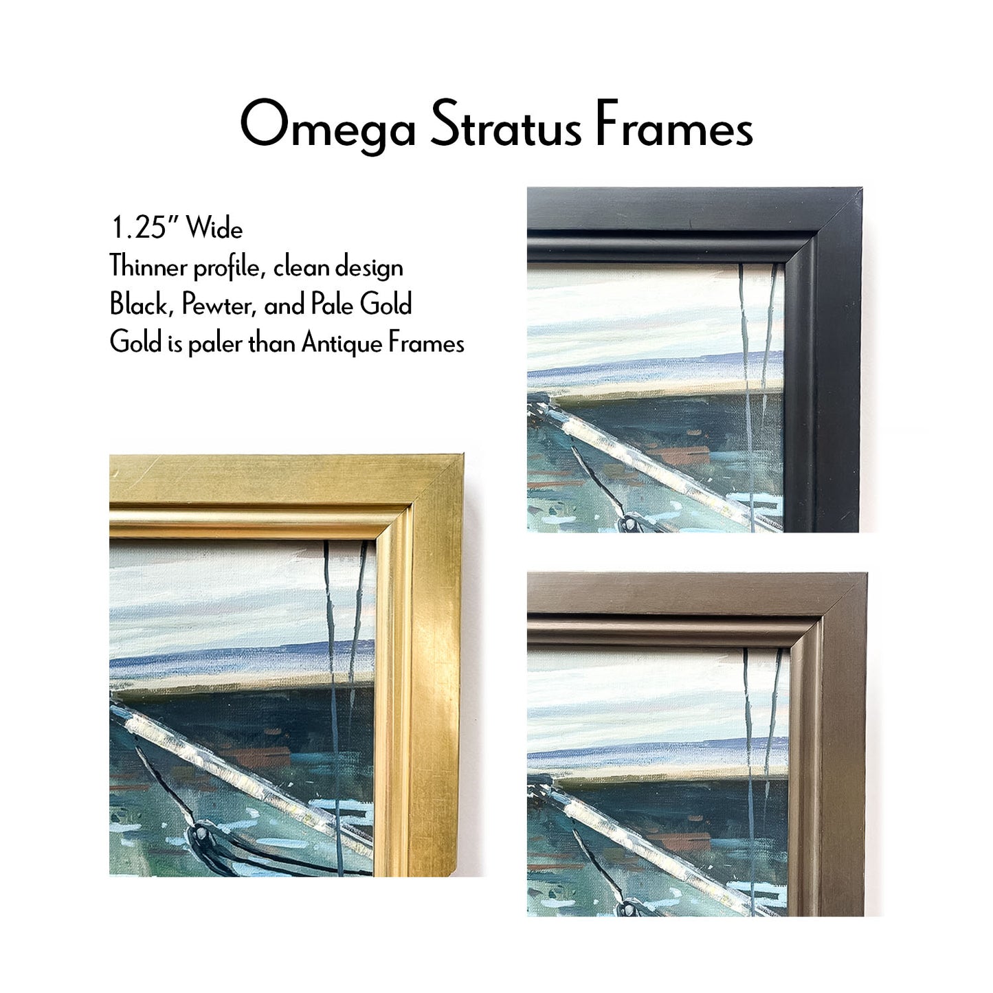 Presail Brief | 12"x24" Original Framed Oil Painting