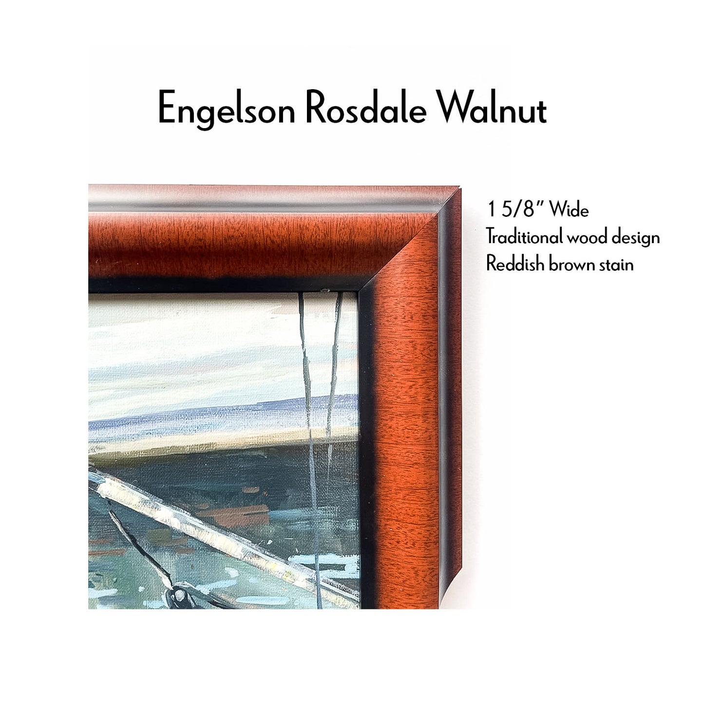 Presail Brief | 12"x24" Original Framed Oil Painting