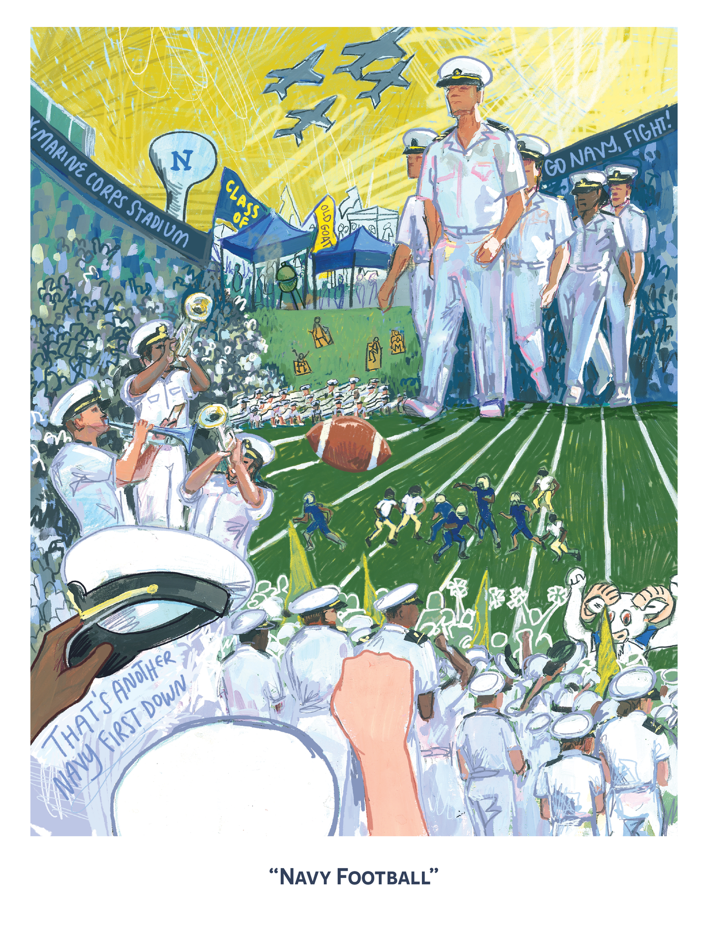 Navy Football Puzzle