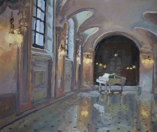 Mahan Piano in Evening Light | Fine Art Paper Print