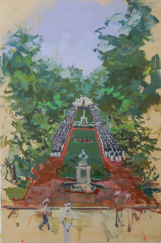 Parade Rest | 24"x36" Original Unframed Acrylic Painting