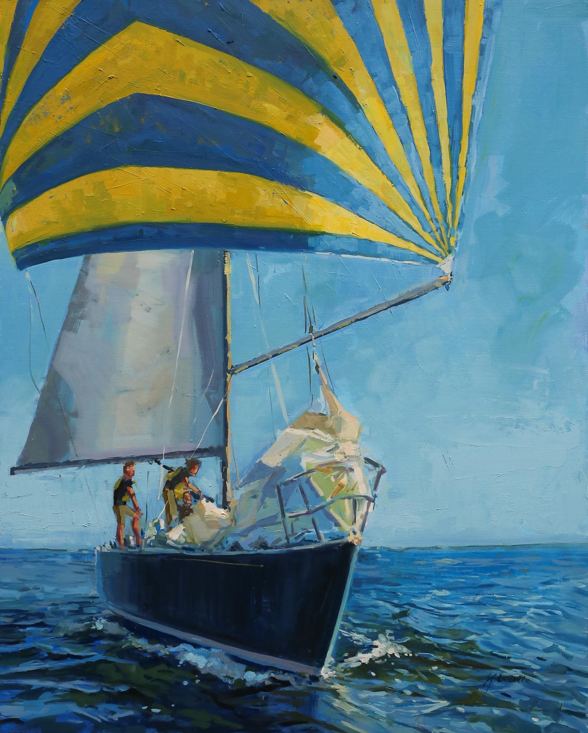 Spinnaker Skyline | Fine Art Paper Print