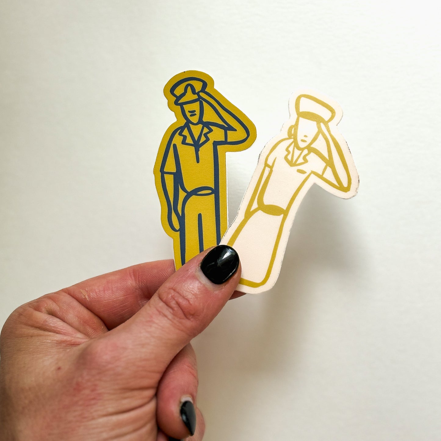 Female Salute Sticker