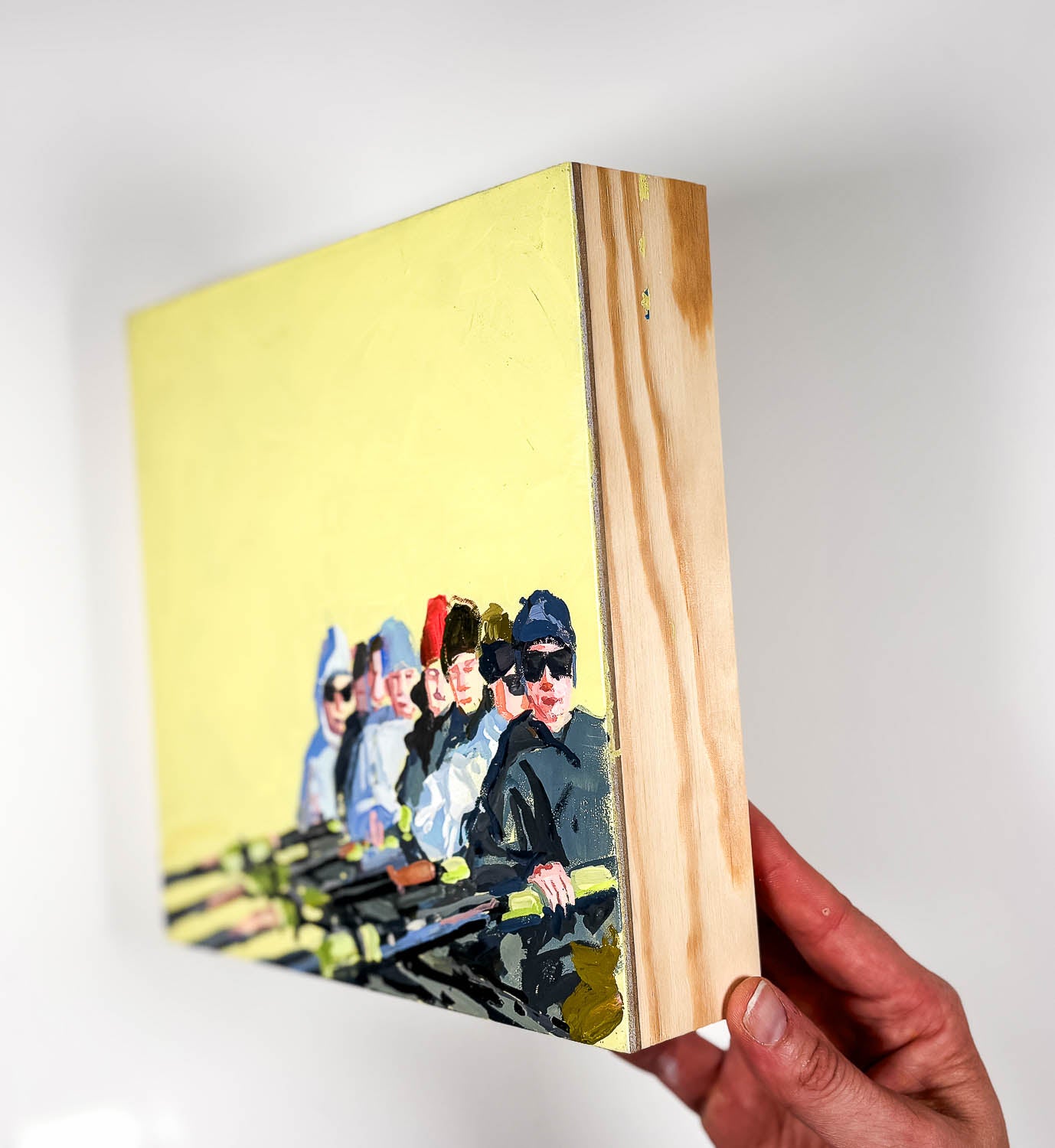All Eight | 8"x8" Original Goauche on Board
