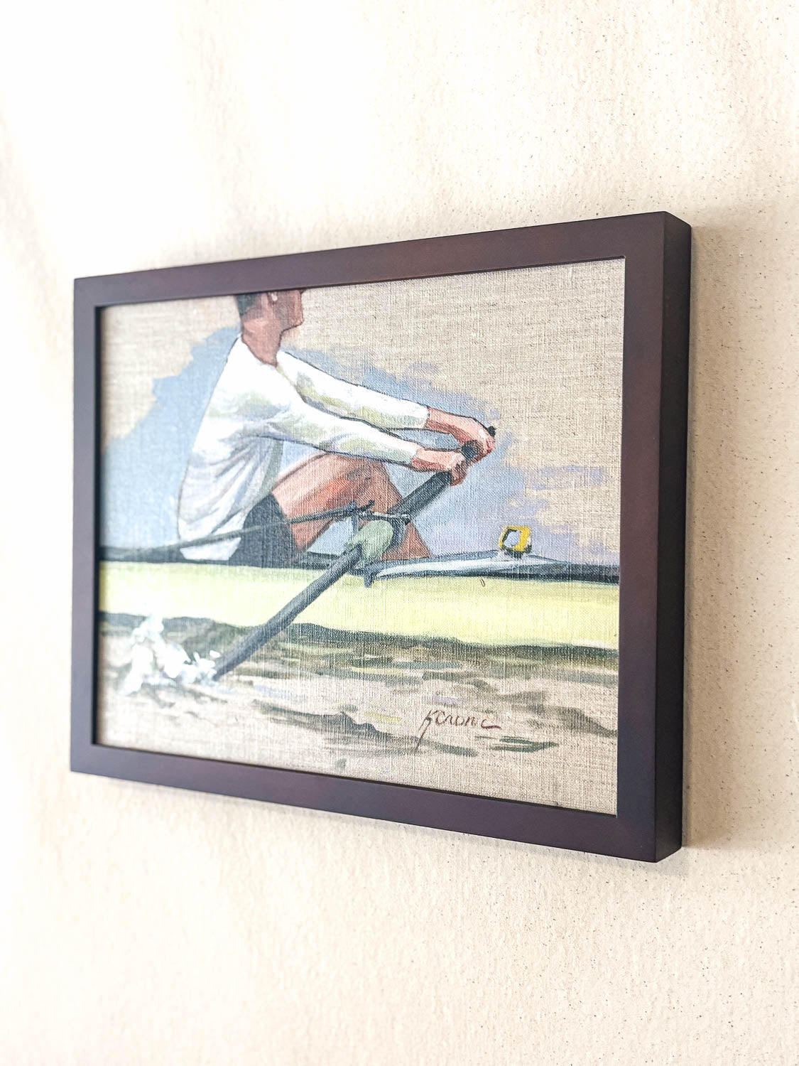 Catch | 11"x14" Original Oil on Panel (Framed)