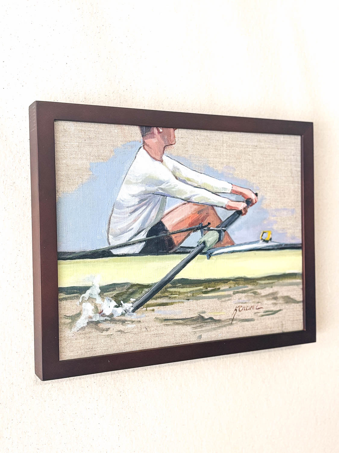Catch | 11"x14" Original Oil on Panel (Framed)