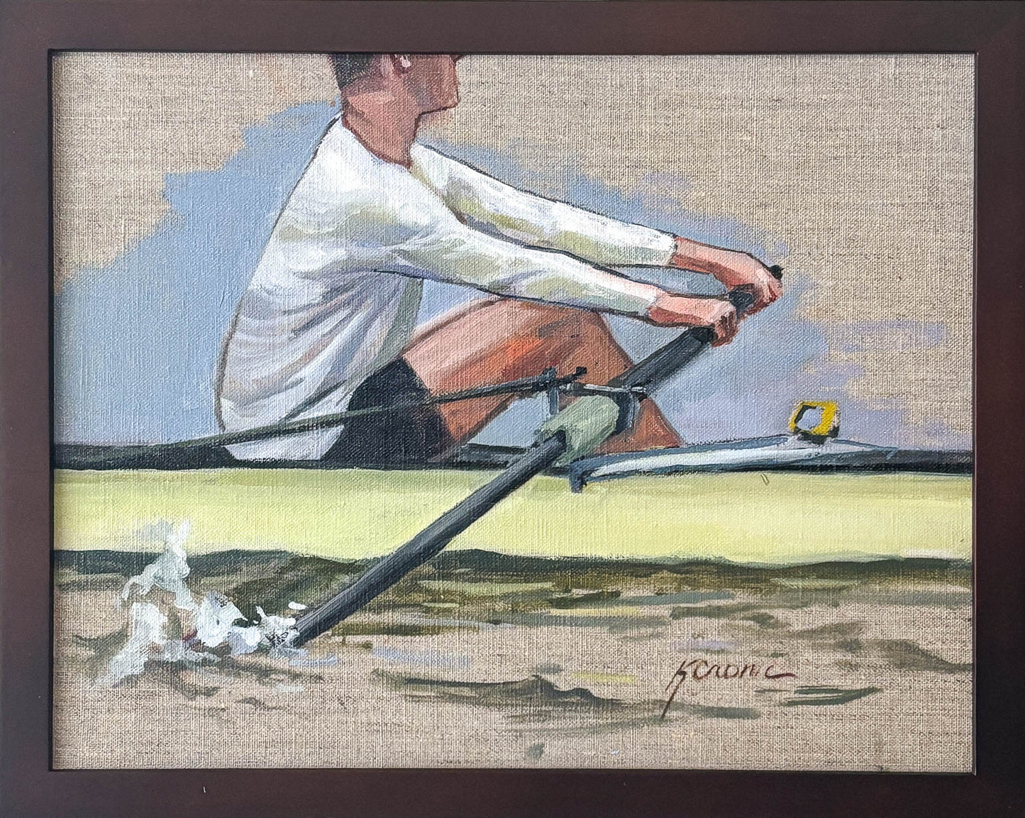 Catch | 11"x14" Original Oil on Panel (Framed)