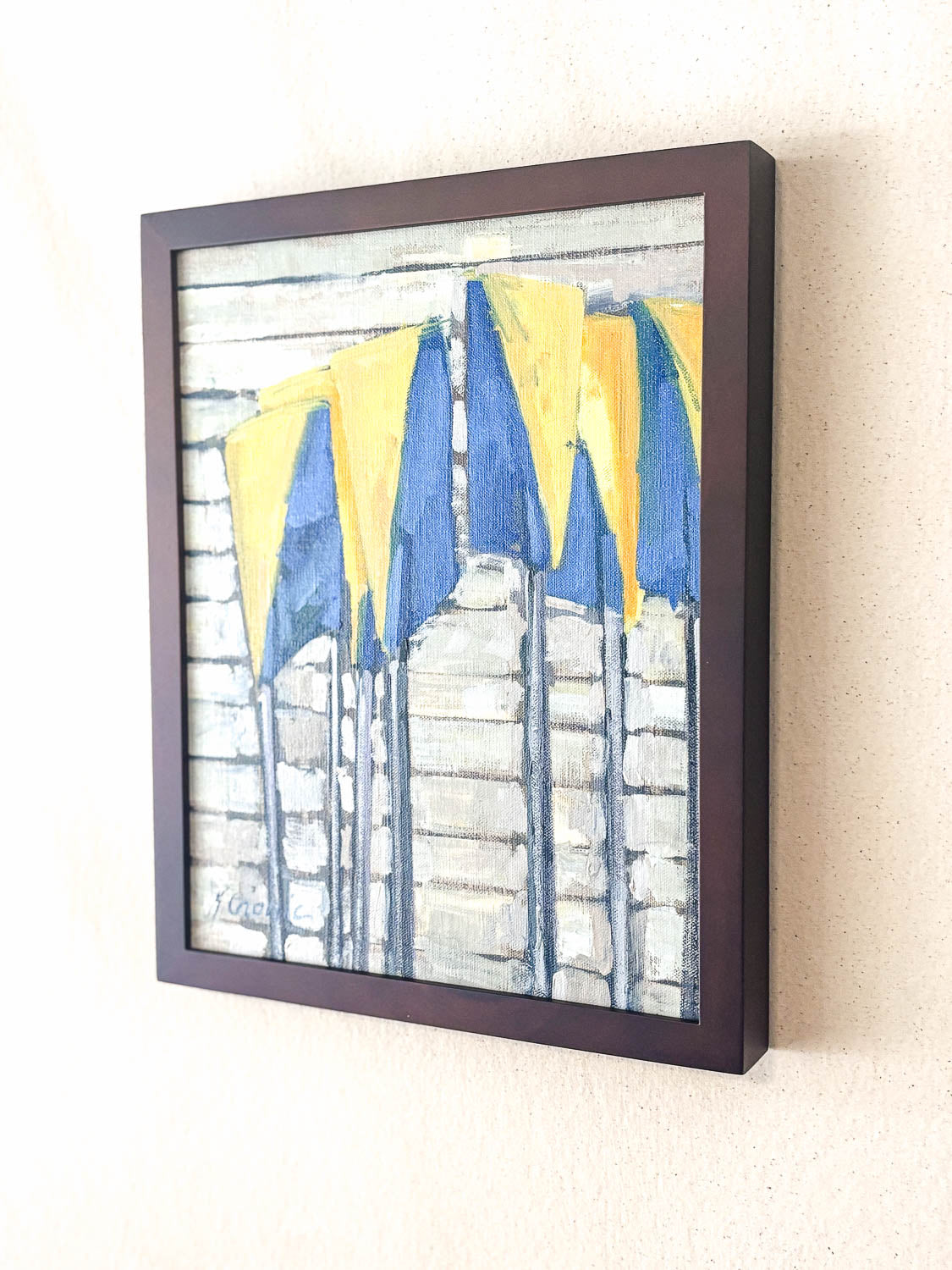 Ready to Go (Brushy)| 14"x11" Original Oil on Panel (Framed)