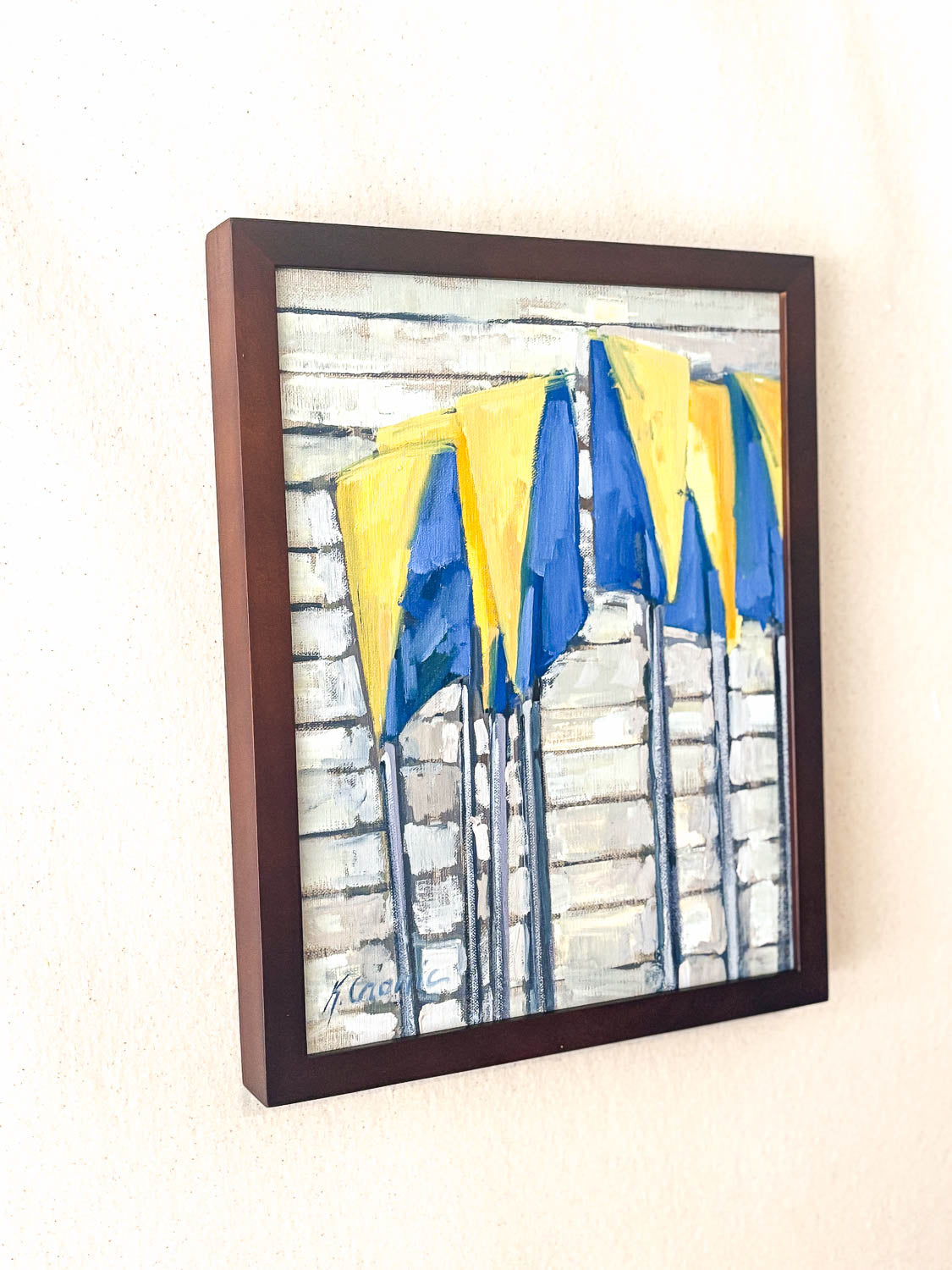 Ready to Go (Brushy)| 14"x11" Original Oil on Panel (Framed)