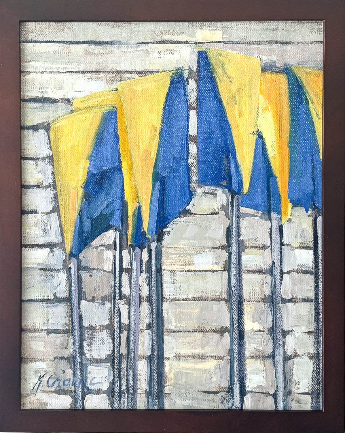 Ready to Go (Brushy)| 14"x11" Original Oil on Panel (Framed)