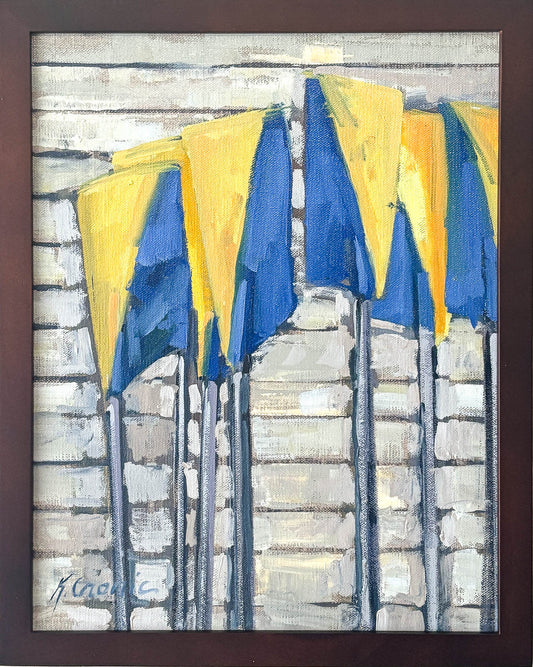 Ready to Go (Brushy)| 14"x11" Original Oil on Panel (Framed)