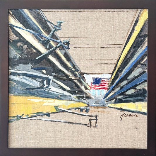 Morning Reminders | 12"x12" Original Oil on Panel (Framed)