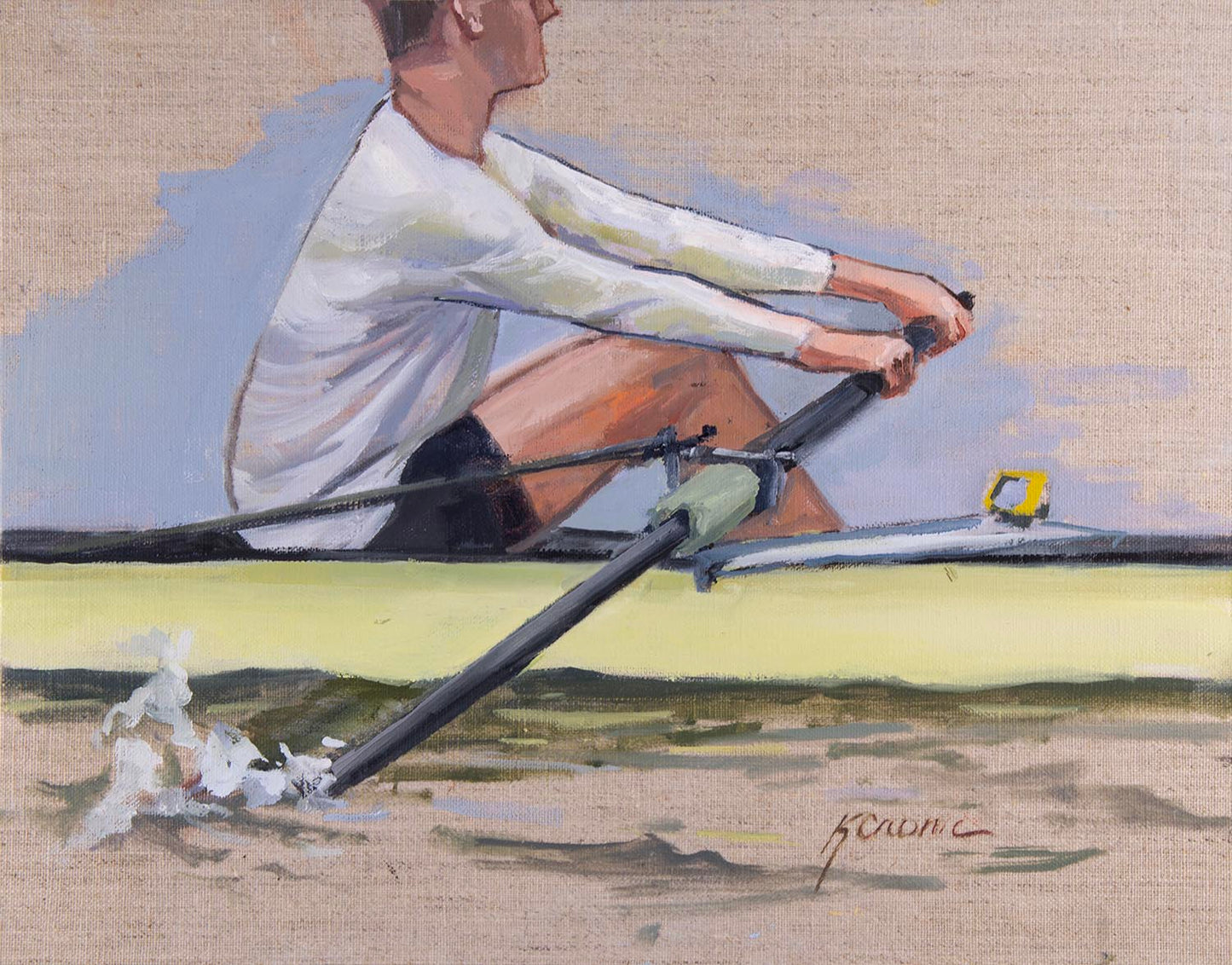Catch | 11"x14" Original Oil on Panel (Framed)