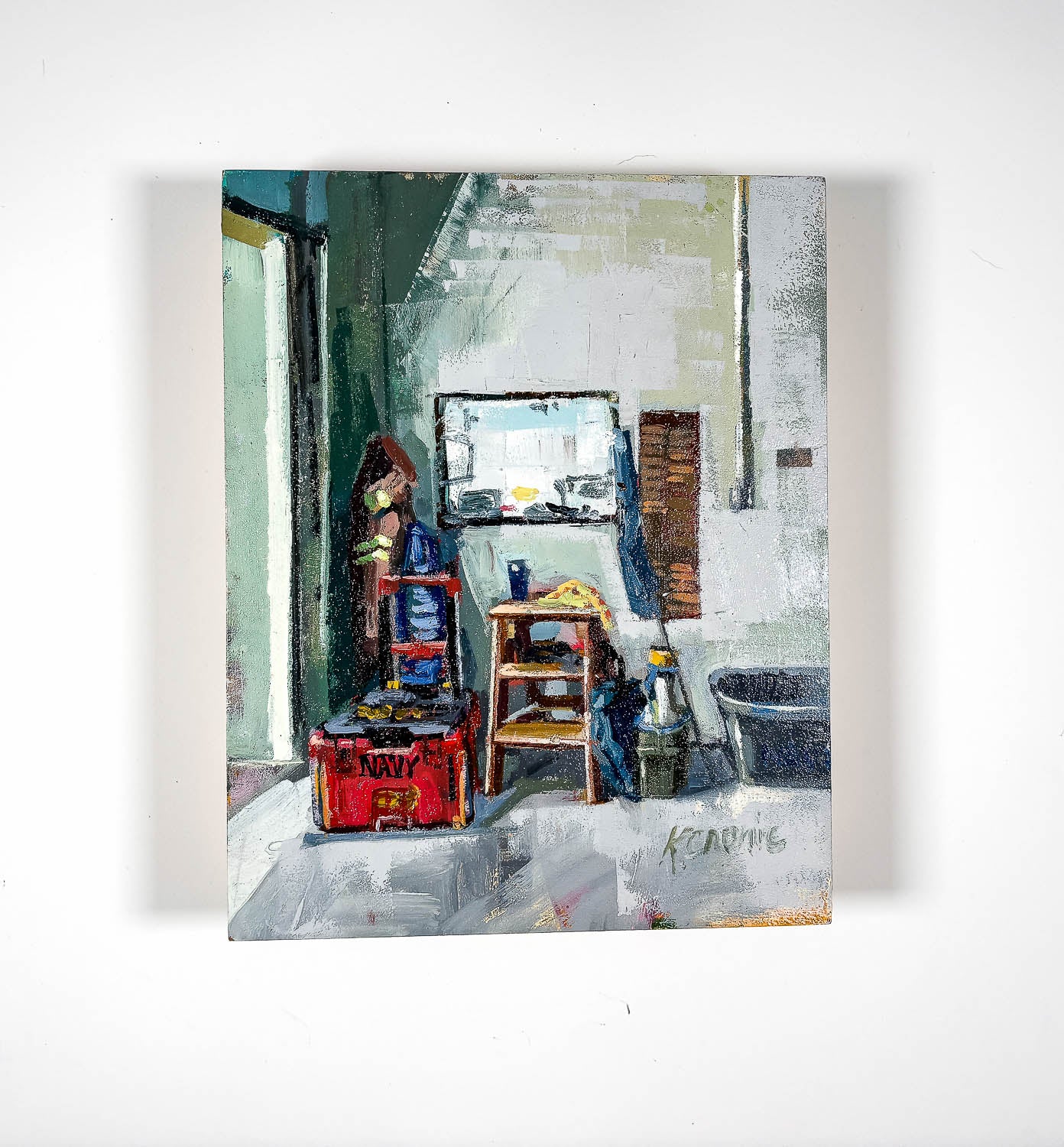Crew Team Things | 10"x8" Original Goauche on Board