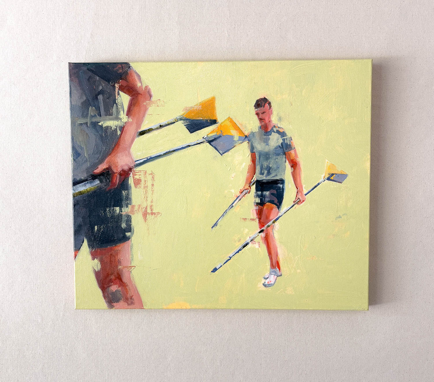 Oars (After Jim Drouet) | 18"x24" Original Oil on Canvas