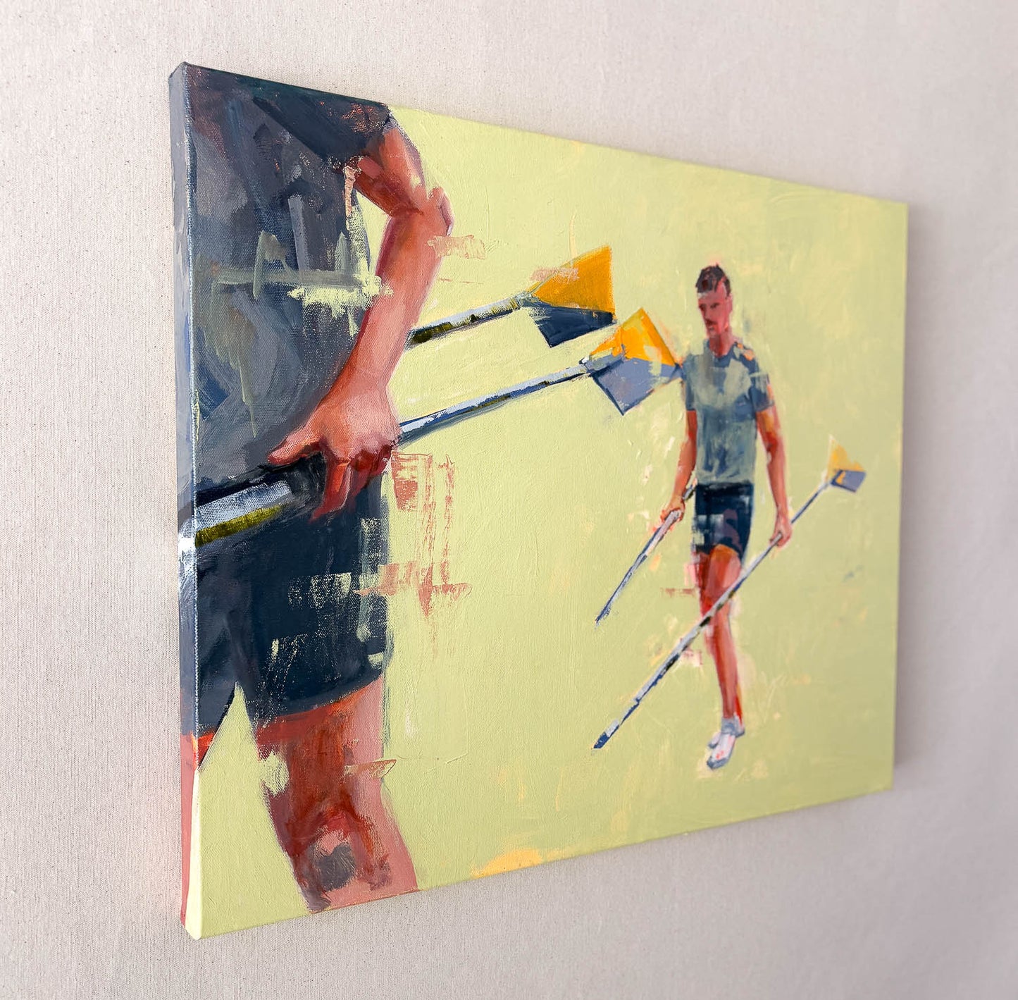 Oars (After Jim Drouet) | 18"x24" Original Oil on Canvas