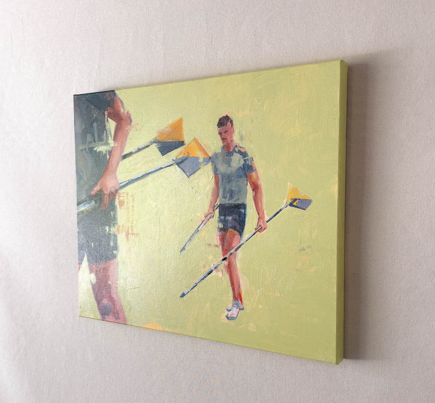 Oars (After Jim Drouet) | 18"x24" Original Oil on Canvas
