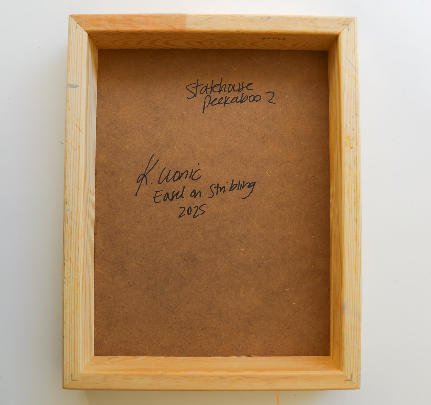 Peekaboo Statehouse 2 | 11"x14" Original Unframed Acrylic Painting