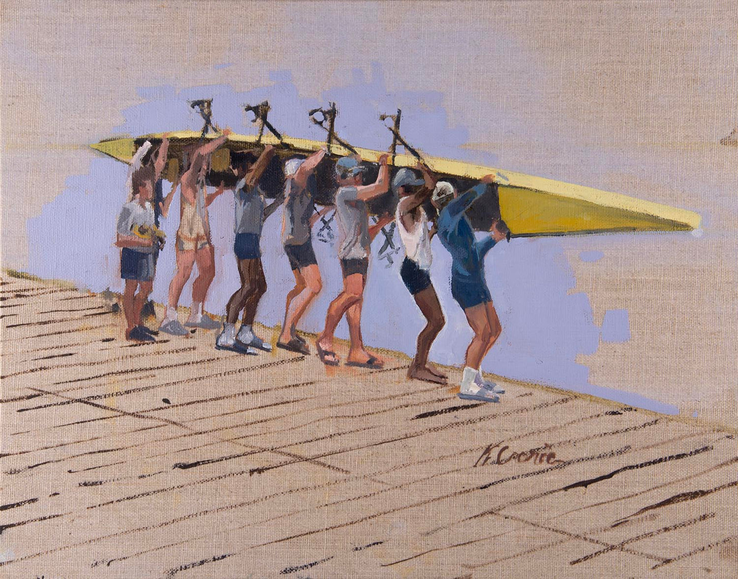 Ready to Roll 2 | 11"x14" Original Oil on Panel (Framed)