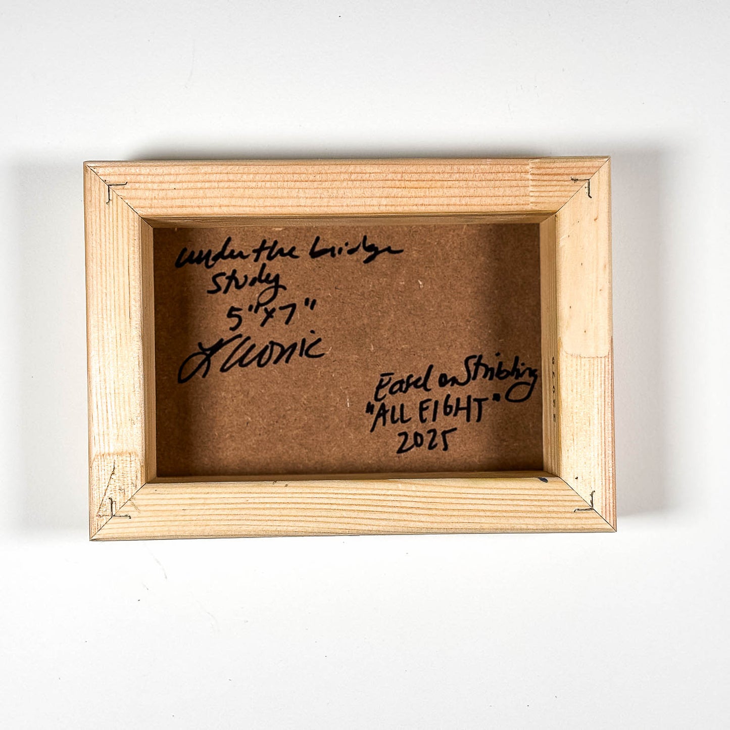 Under the Bridge Study | 5"x7" Original Gouache on Board