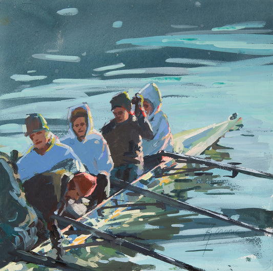 We Row at Dawn 1 | Fine Art Paper Print