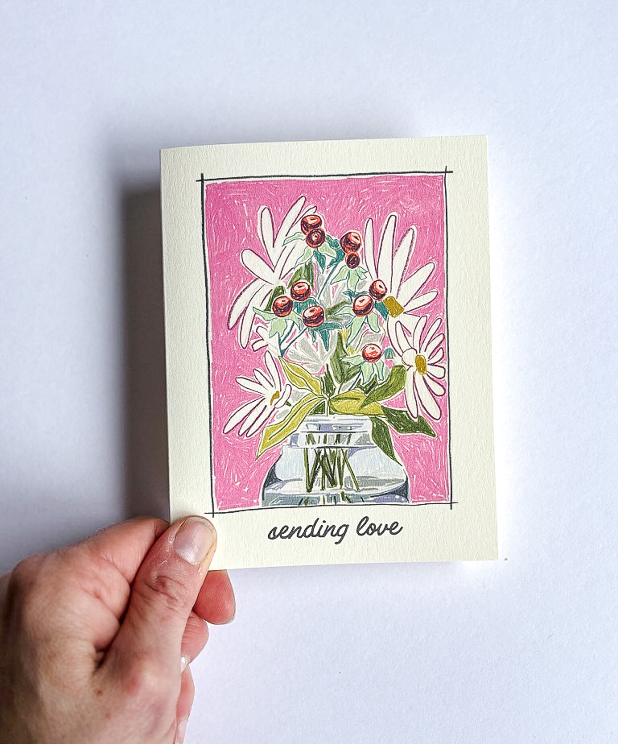 Sending Love  | Greeting Card | Sympathy, Hello, Missing You