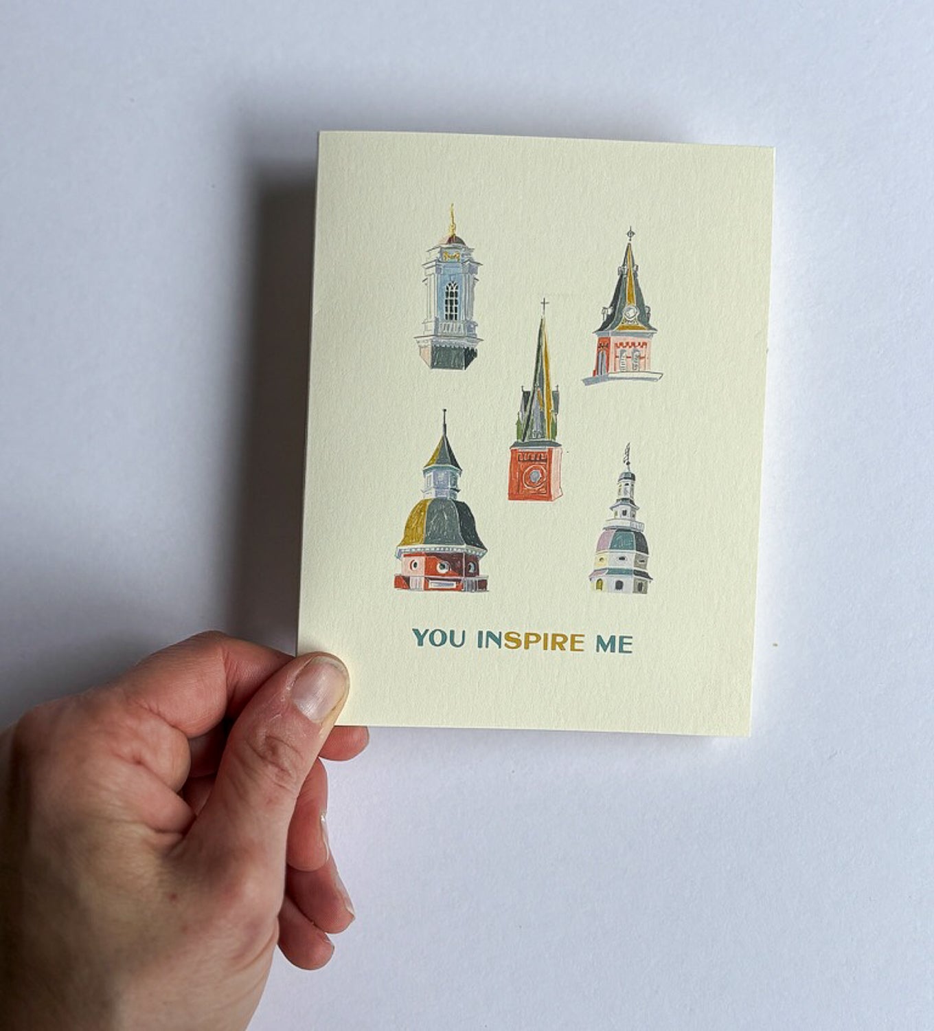 You Inspire Me  | Greeting Card | Congratulations