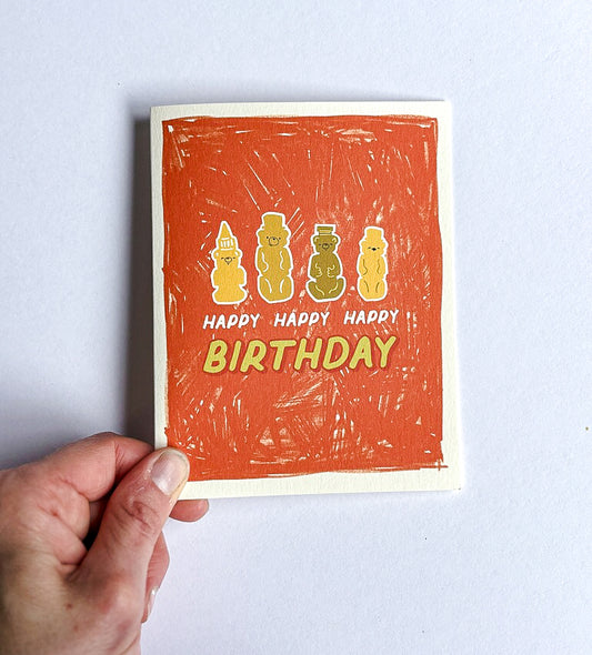 Happy Birthday Honey Bear | Greeting Card