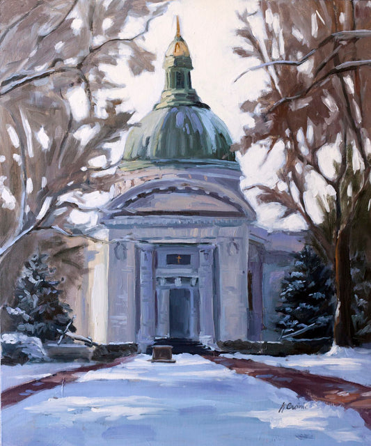 Chapel in Winter | Fine Art Paper Print