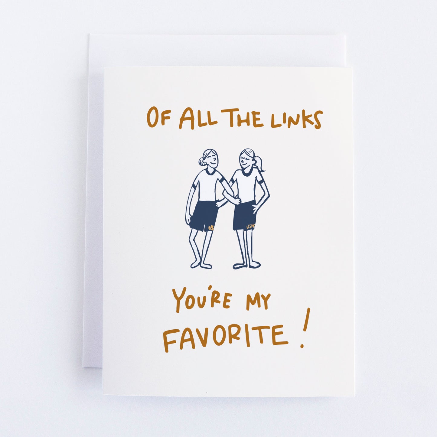 Of All the Links | Thank You Card