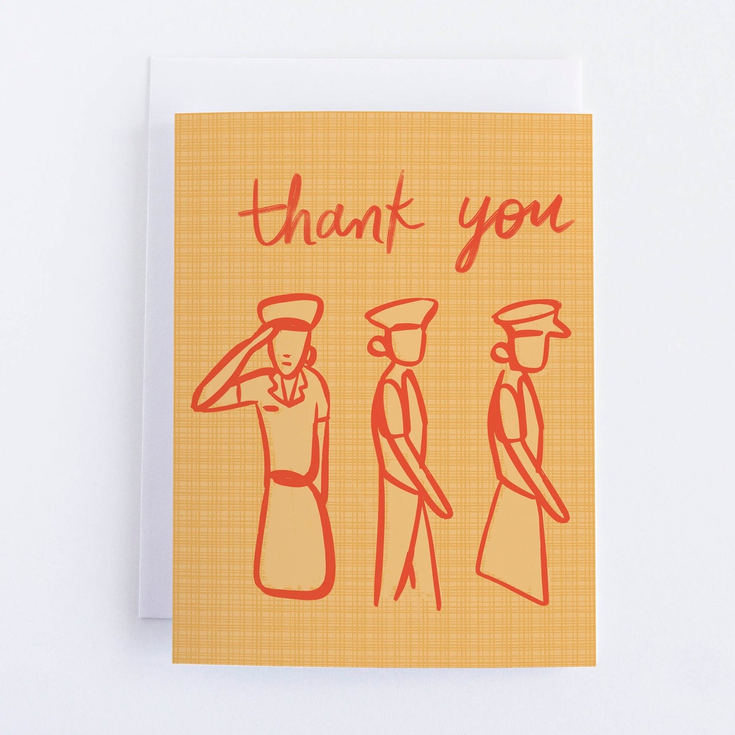 Thank You Salute | Thank You Card