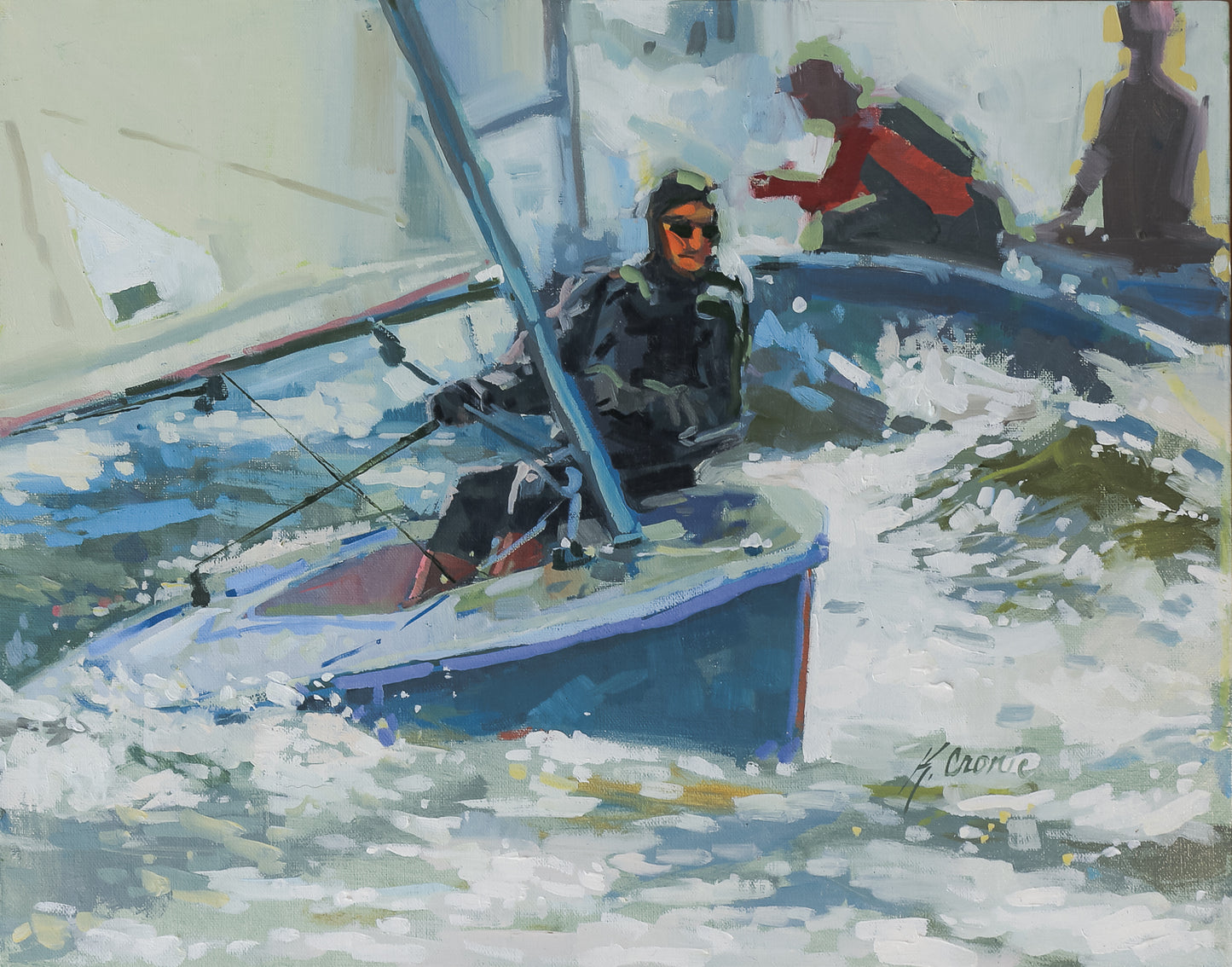 For Al (Sails and Spray) | Fine Art Paper Print