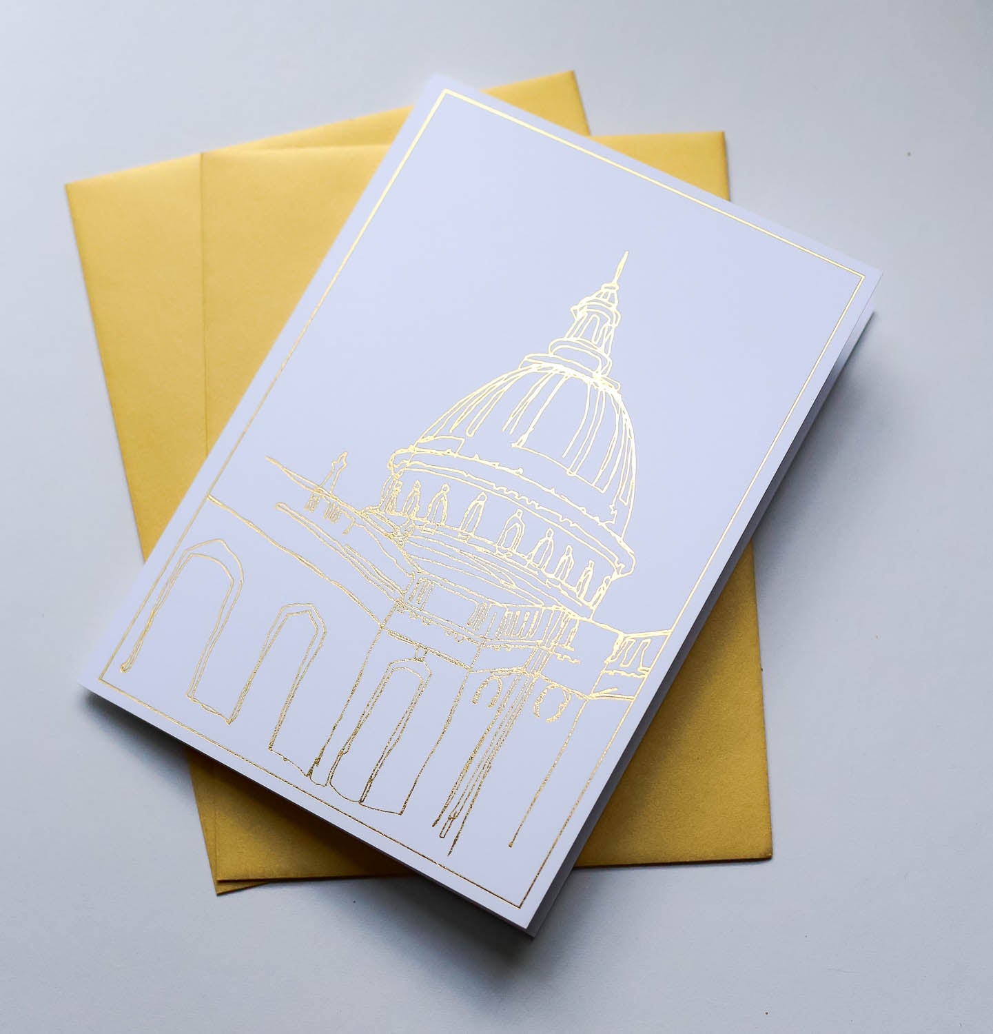 Gold Foil Chapel Cards | Set of 8 Cards