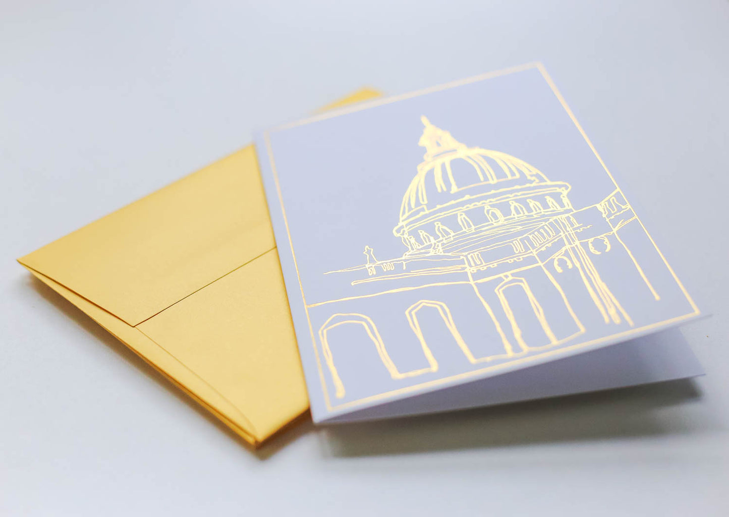 Gold Foil Chapel Cards | Set of 8 Cards
