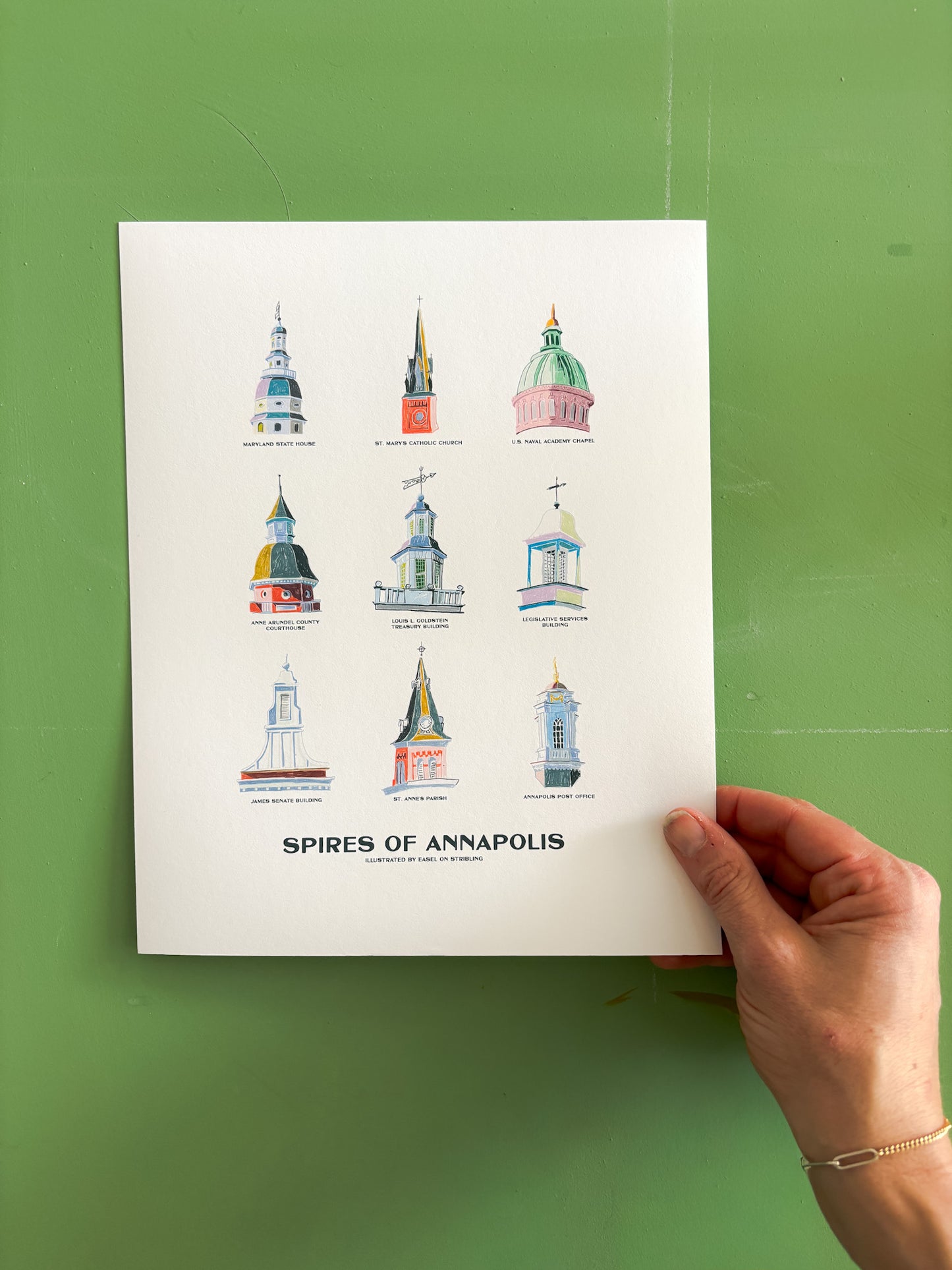 Spires of Annapolis | Fine Art Paper Print