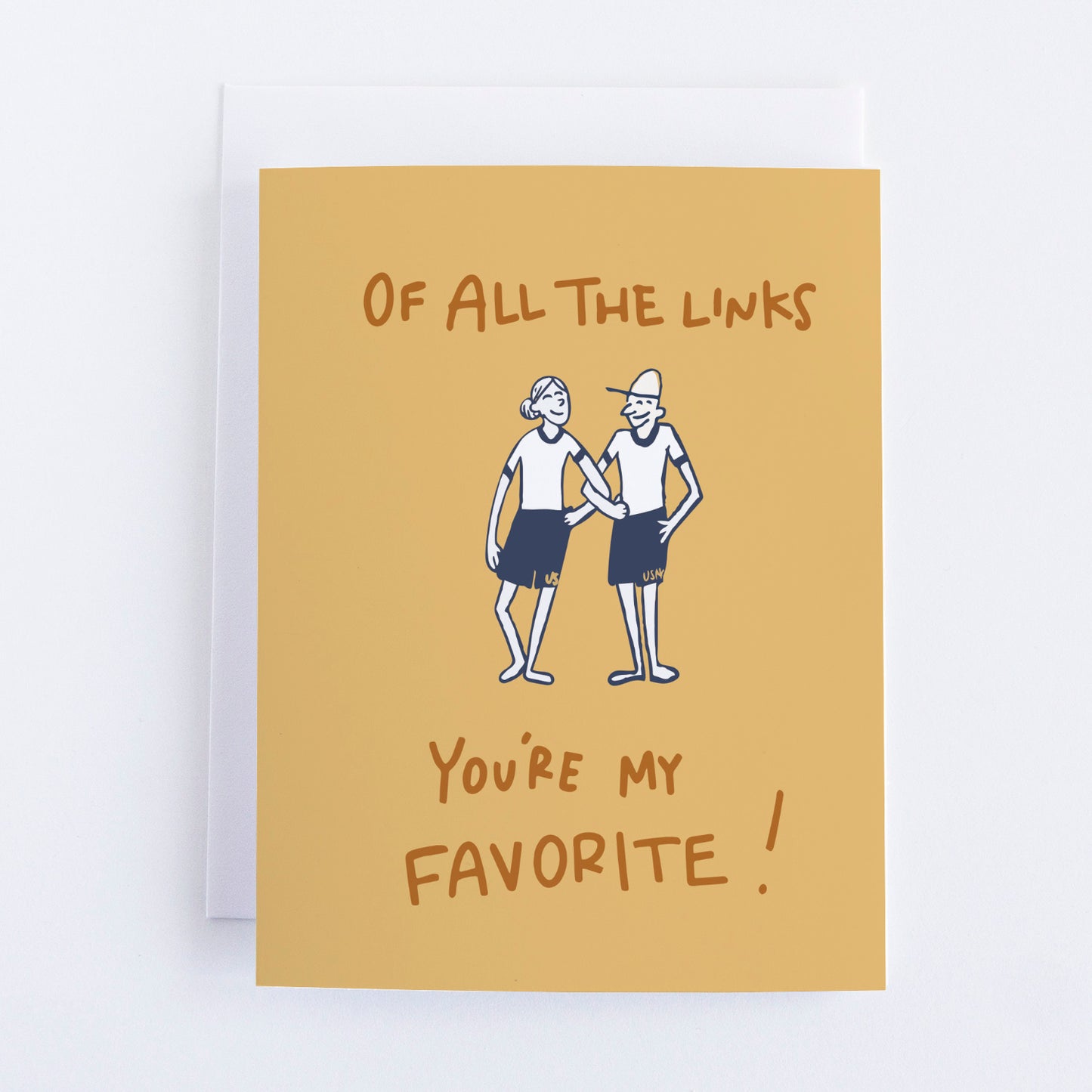 Of All the Links | Thank You Card