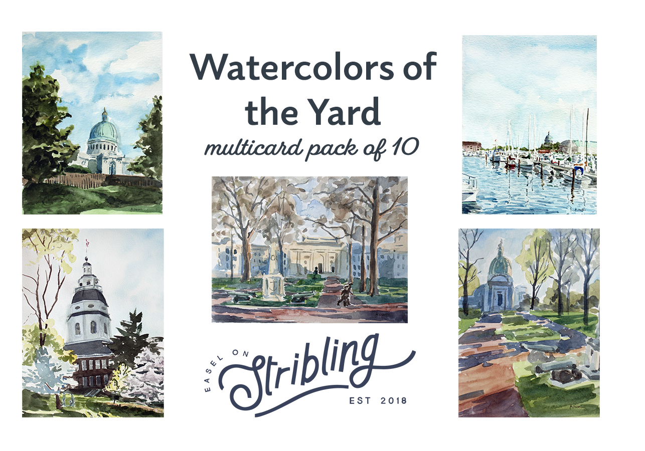 Watercolors of the Yard | Notecard Set of 10