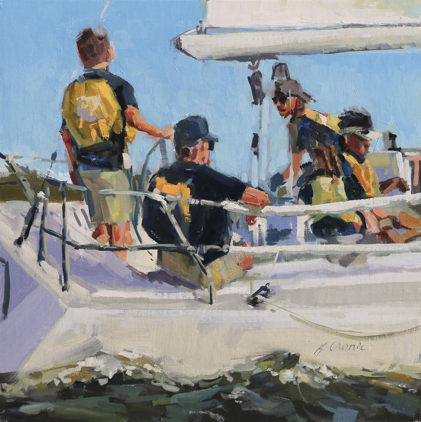 Prepare to Tack | Fine Art Paper Print