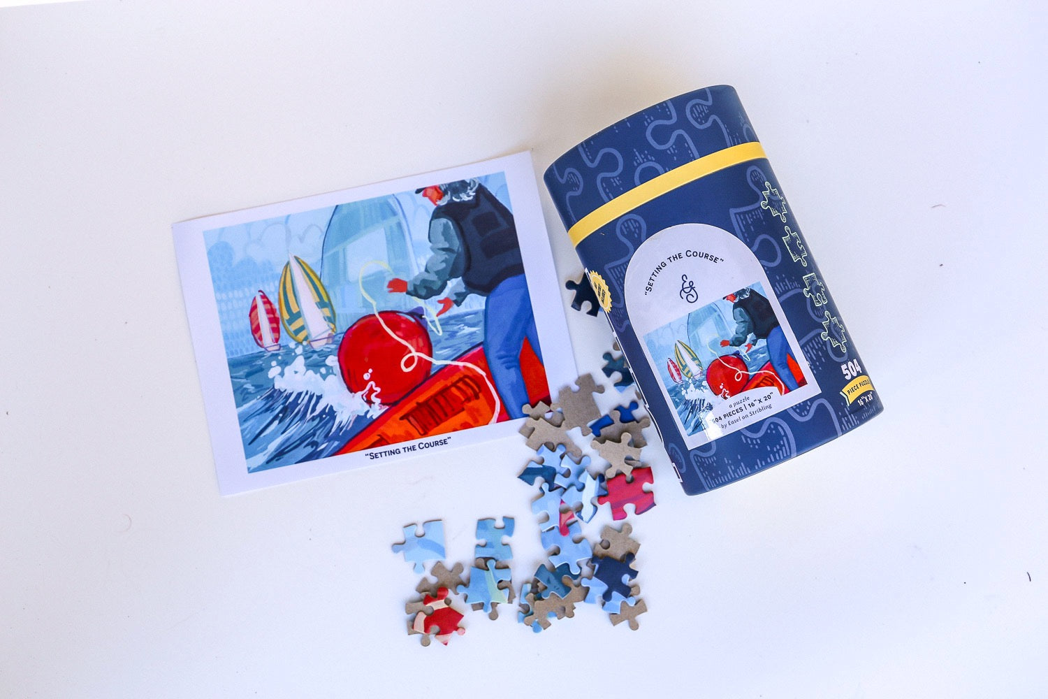 Setting the Course Puzzle – Easel on Stribling Shop