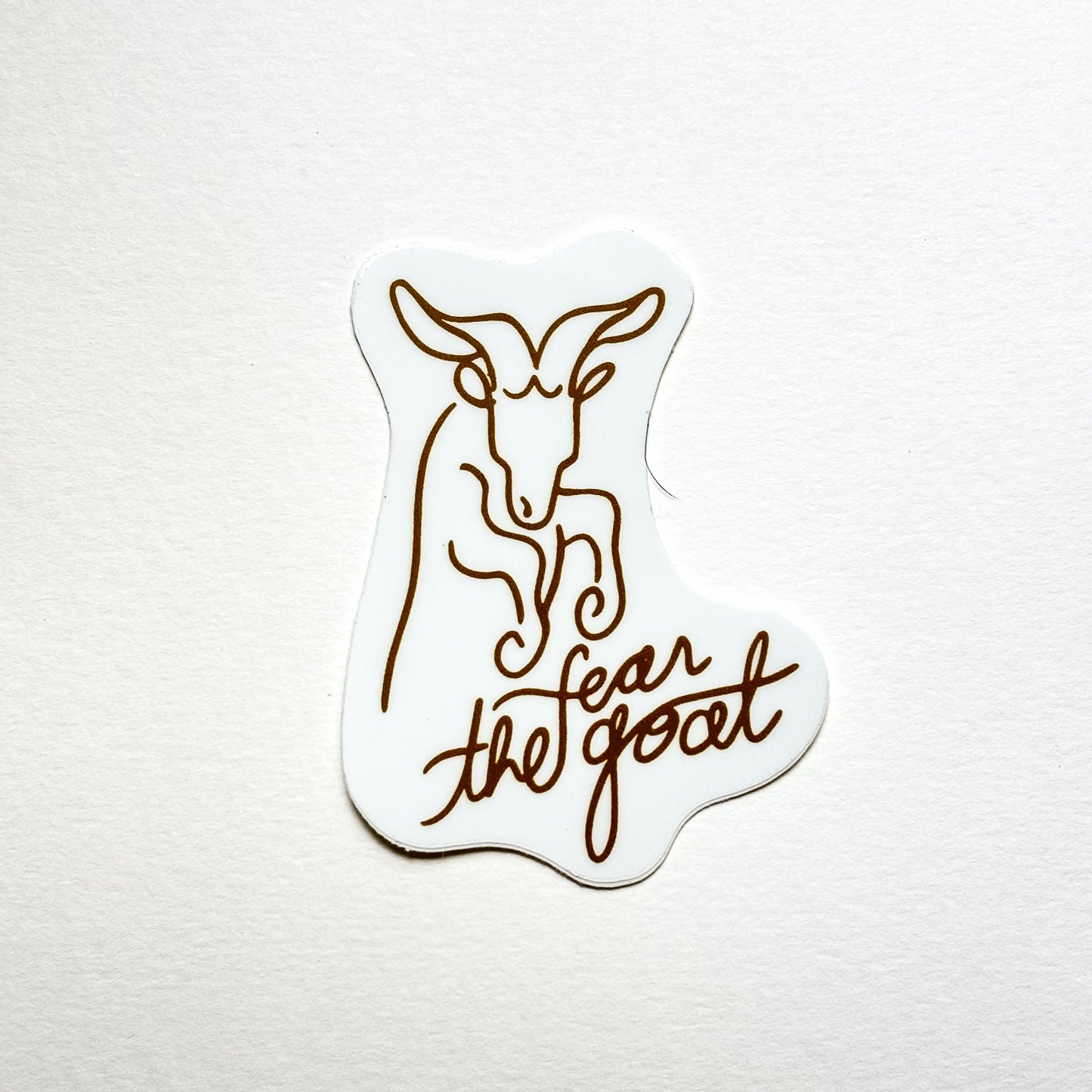 Fear the Goat Sticker