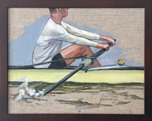 Catch | 11"x14" Original Oil on Panel (Framed)