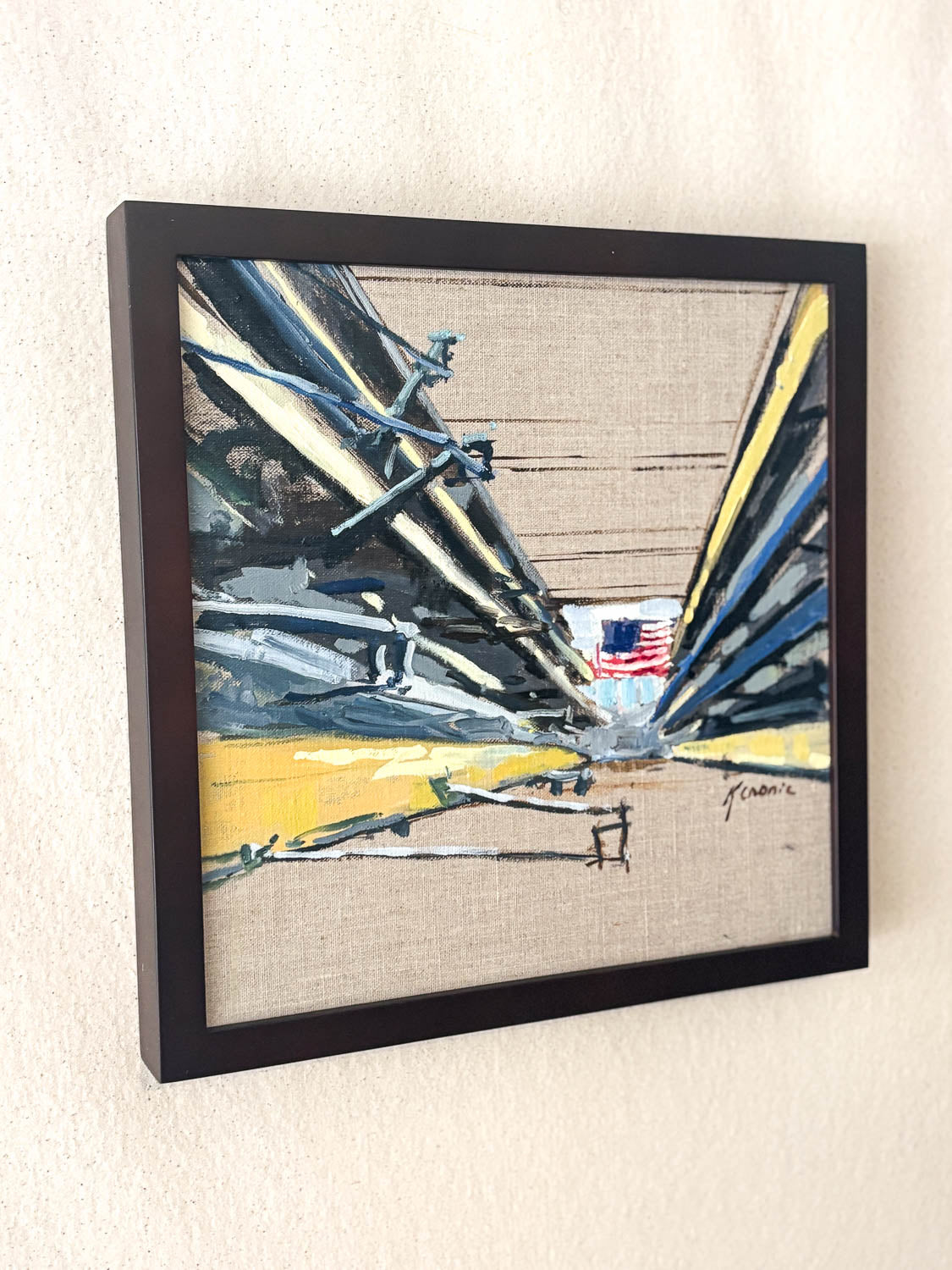 Morning Reminders | 12"x12" Original Oil on Panel (Framed)