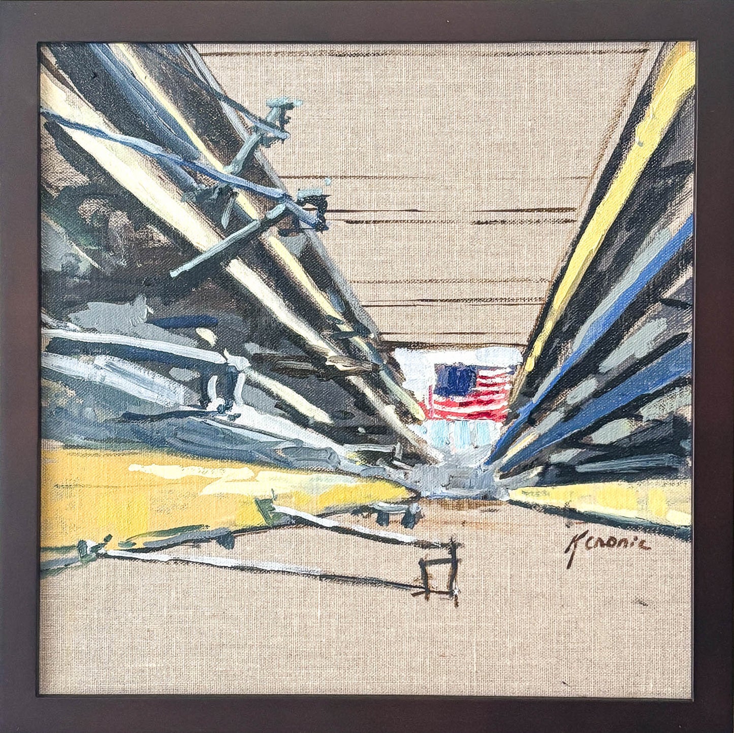 Morning Reminders | 12"x12" Original Oil on Panel (Framed)