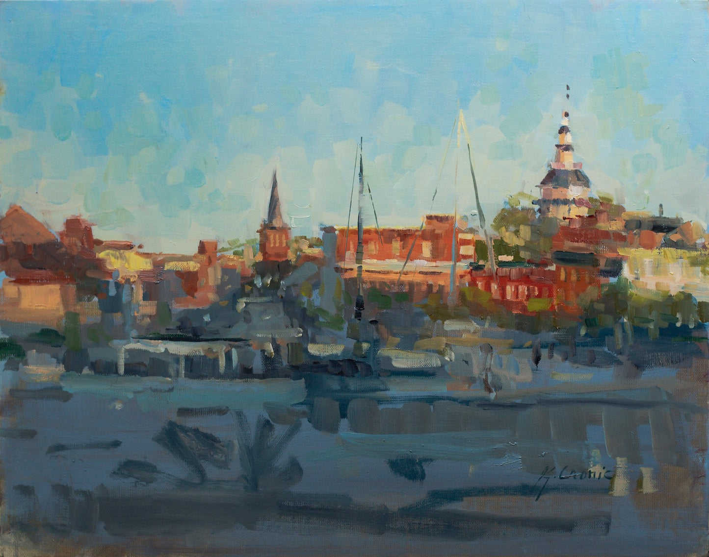 Annapolis in Morning | Fine Art Paper Print