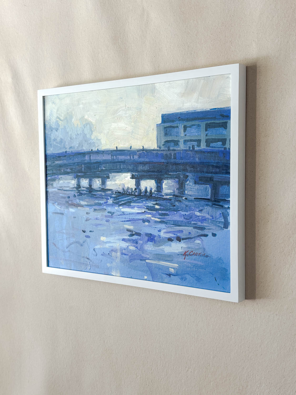 Paint it Blue | 24"x20" Original Oil on Panel (Framed)