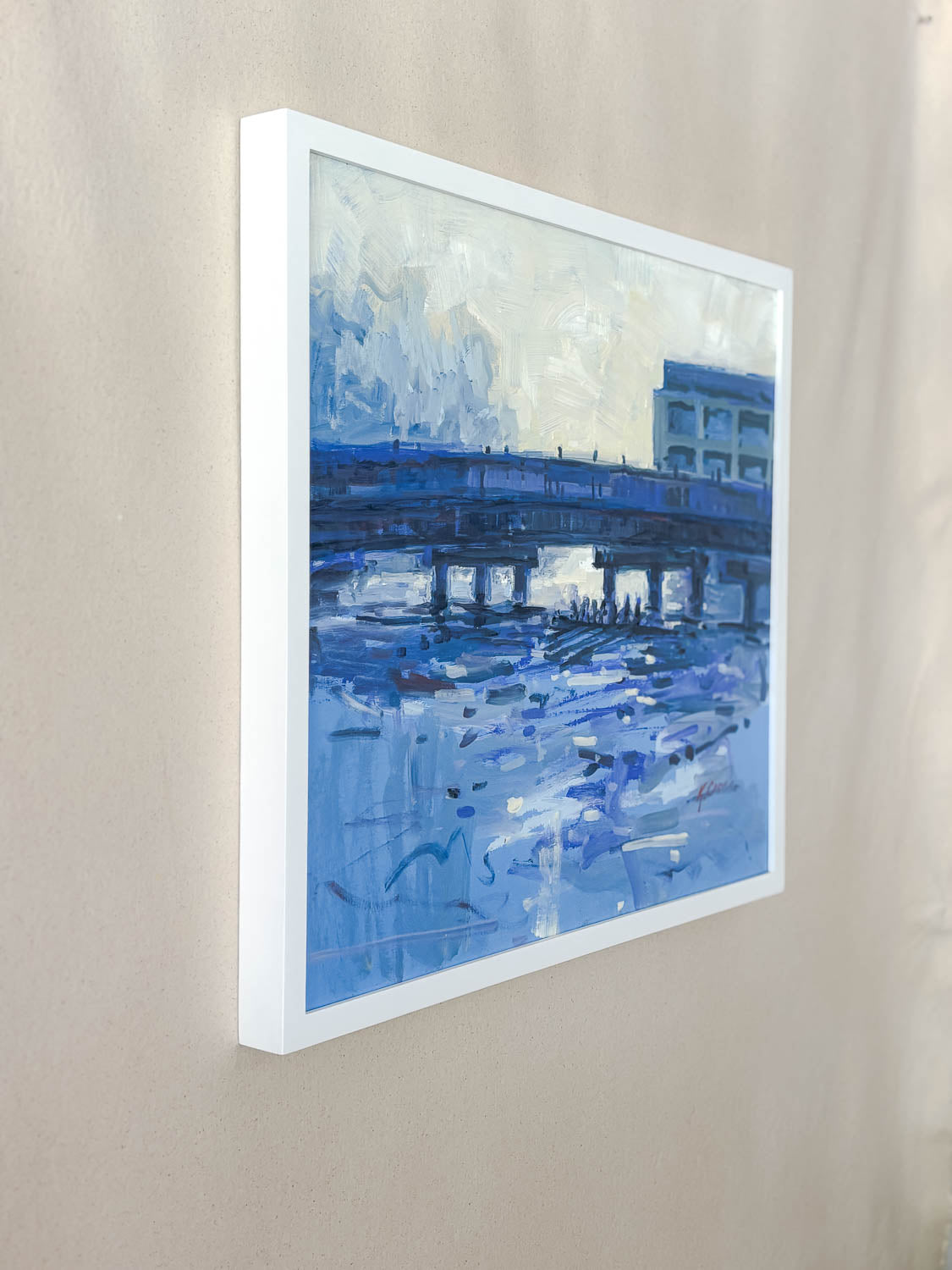 Paint it Blue | 24"x20" Original Oil on Panel (Framed)