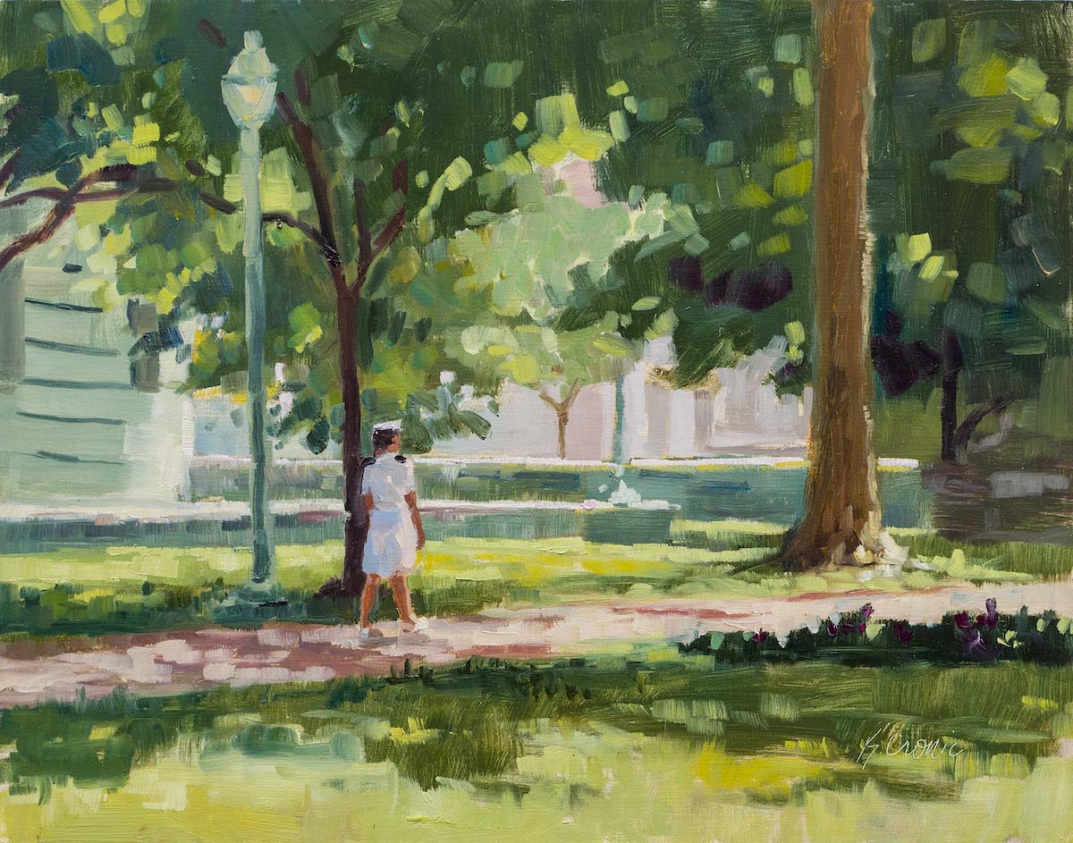 Female in Whites | Fine Art Paper Print