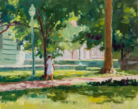 Female in Whites | Fine Art Paper Print