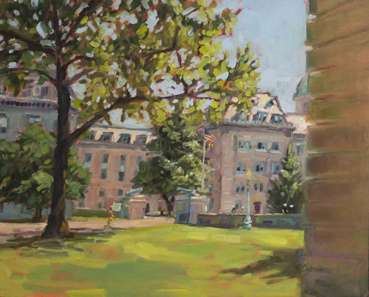 Red Beach Reflections | Fine Art Paper Print