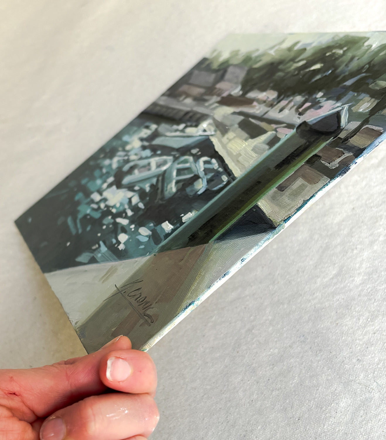 Gossip Girls | 9"x12" Original Oil on Panel